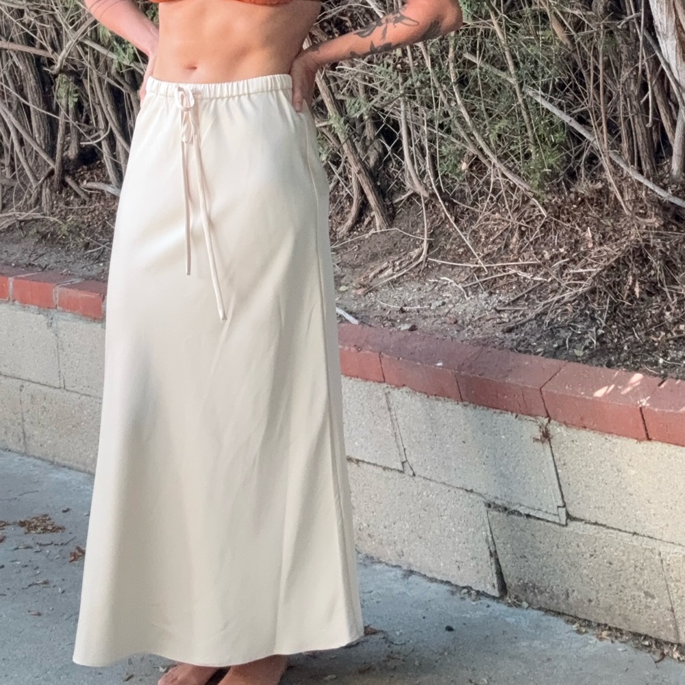 Parker Cream Maxi Skirt